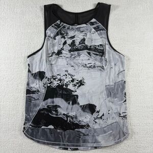 Lululemon Athletica Sculpt Tank in Biggie Pigment Wave White Black - Women’s US